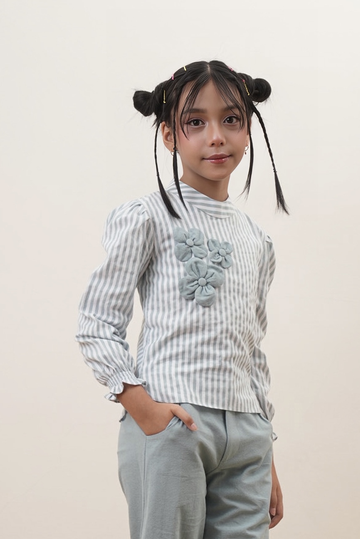 Celestine top - green
