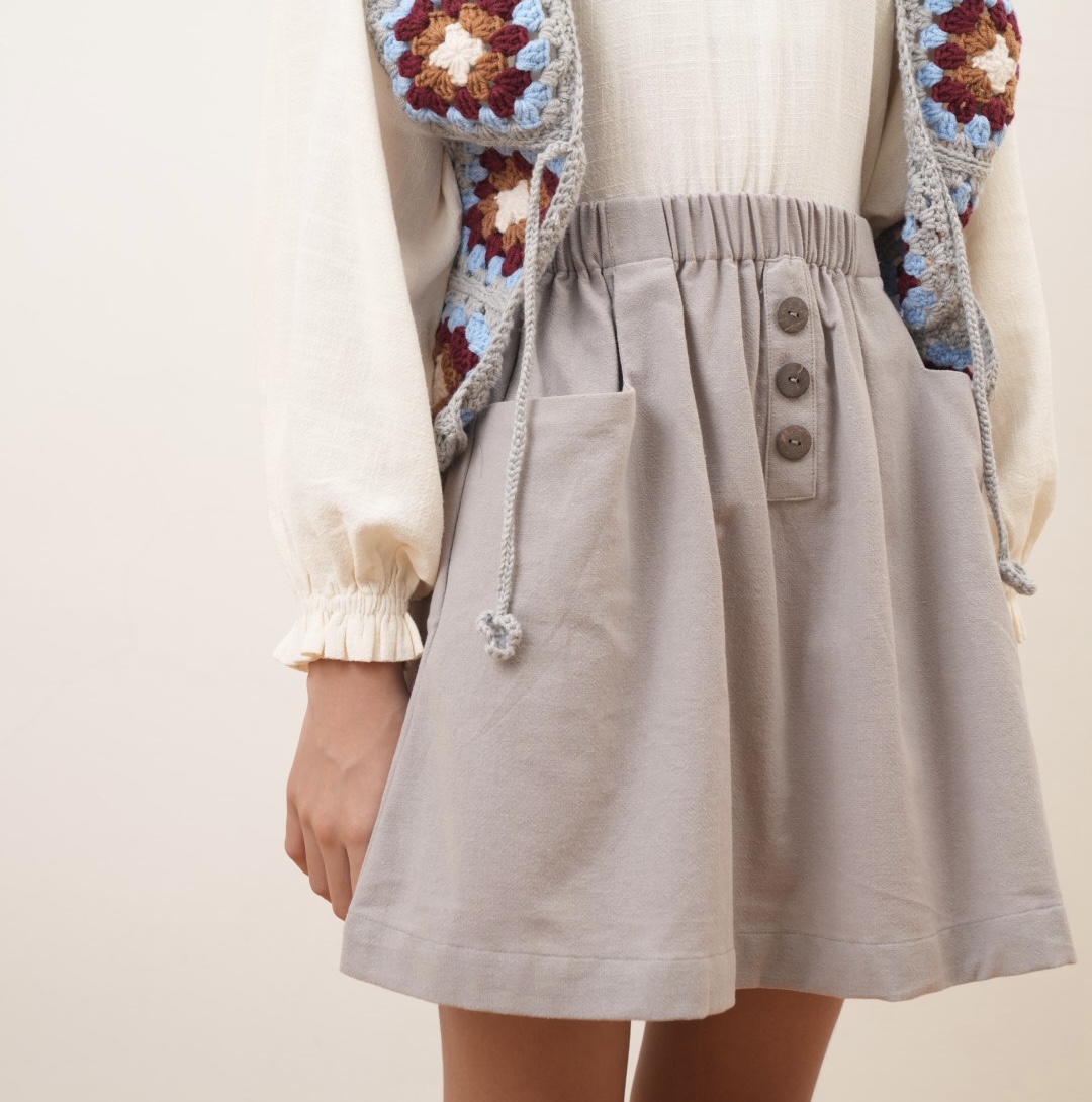 Mira Skirt - Grey