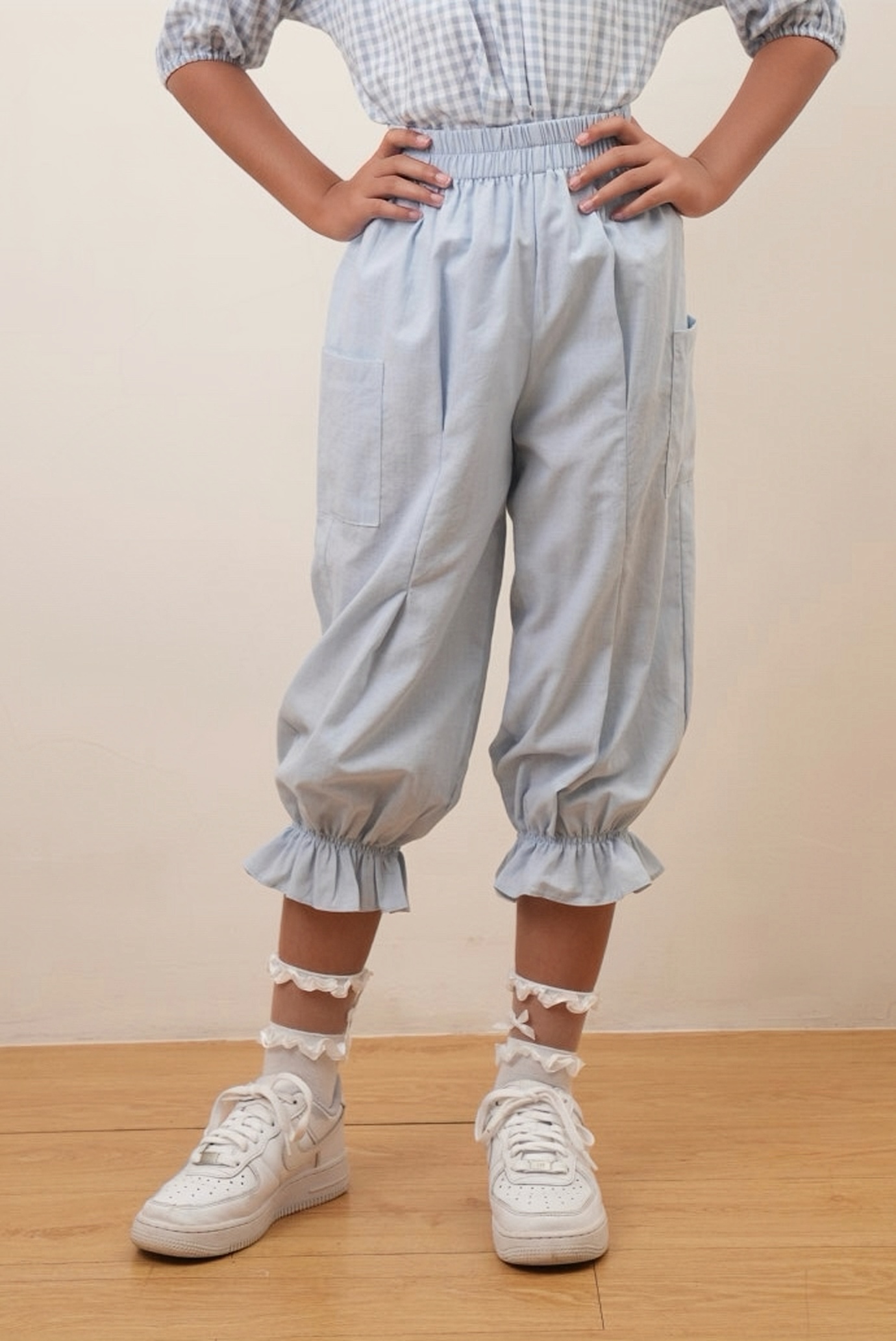 Belle Pants - Soft Blue